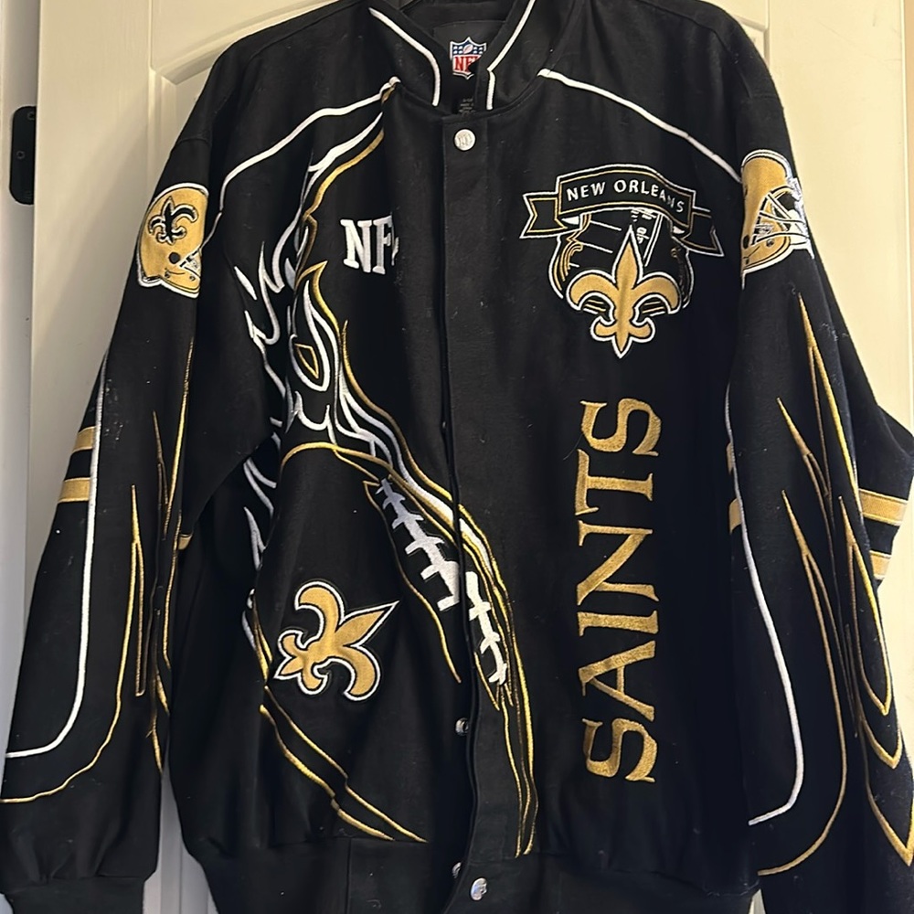 NFL Saints Jacket Size Small